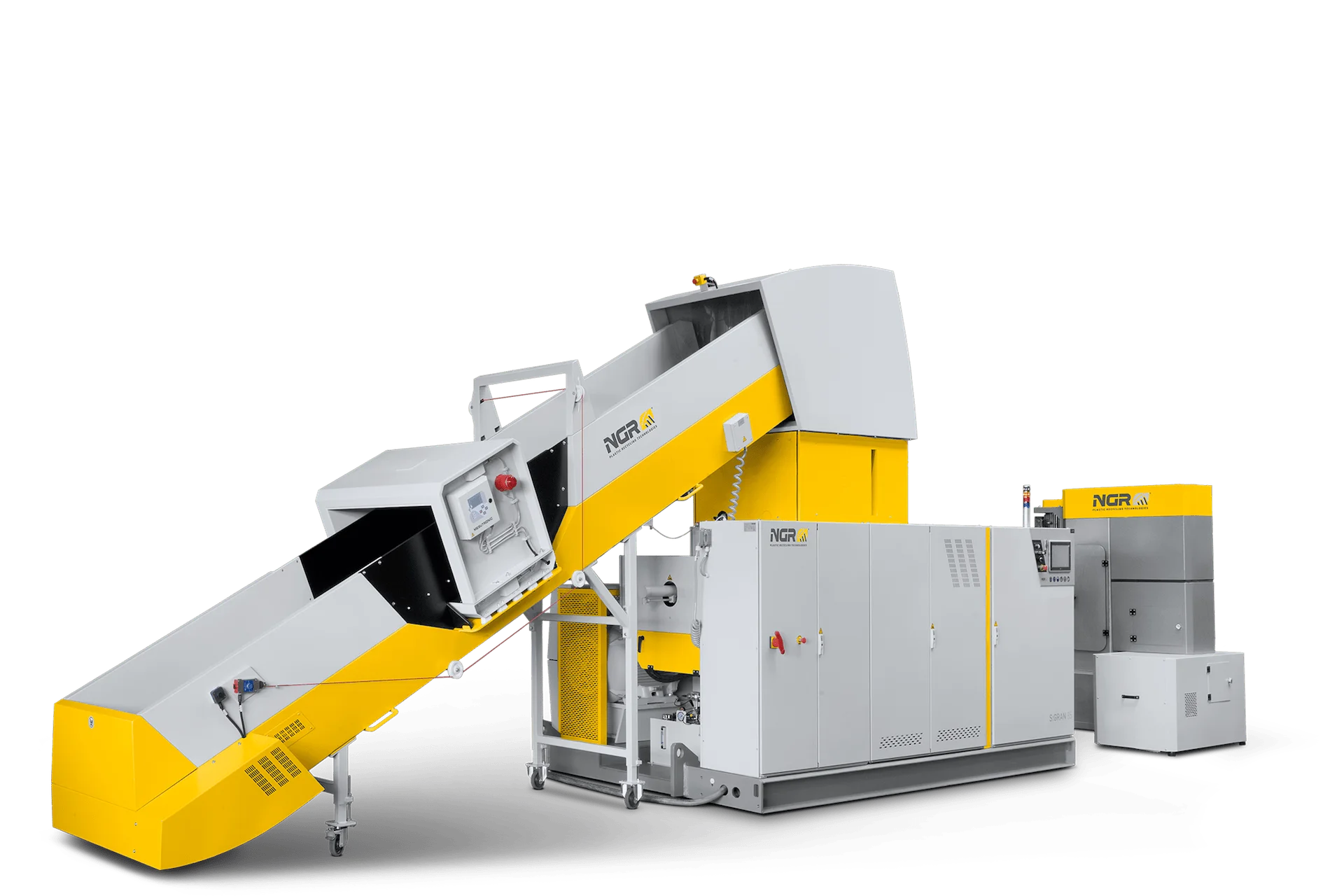 NGR S:GRAN Recycling-Maschine bei PLASTARD